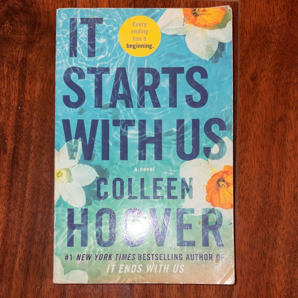 'It Starts With Us' Novel - Blue Cover